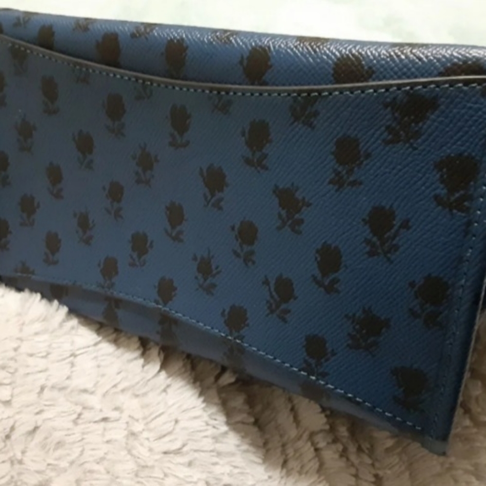 SOLD! COACH CROSBY MINI CARRYALL FLORAL PRINTED CROSSGRAIN LEATHER (# 34774) - Picture 4 of 9